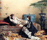 Idle Moments by Gustave Leonhard de Jonghe